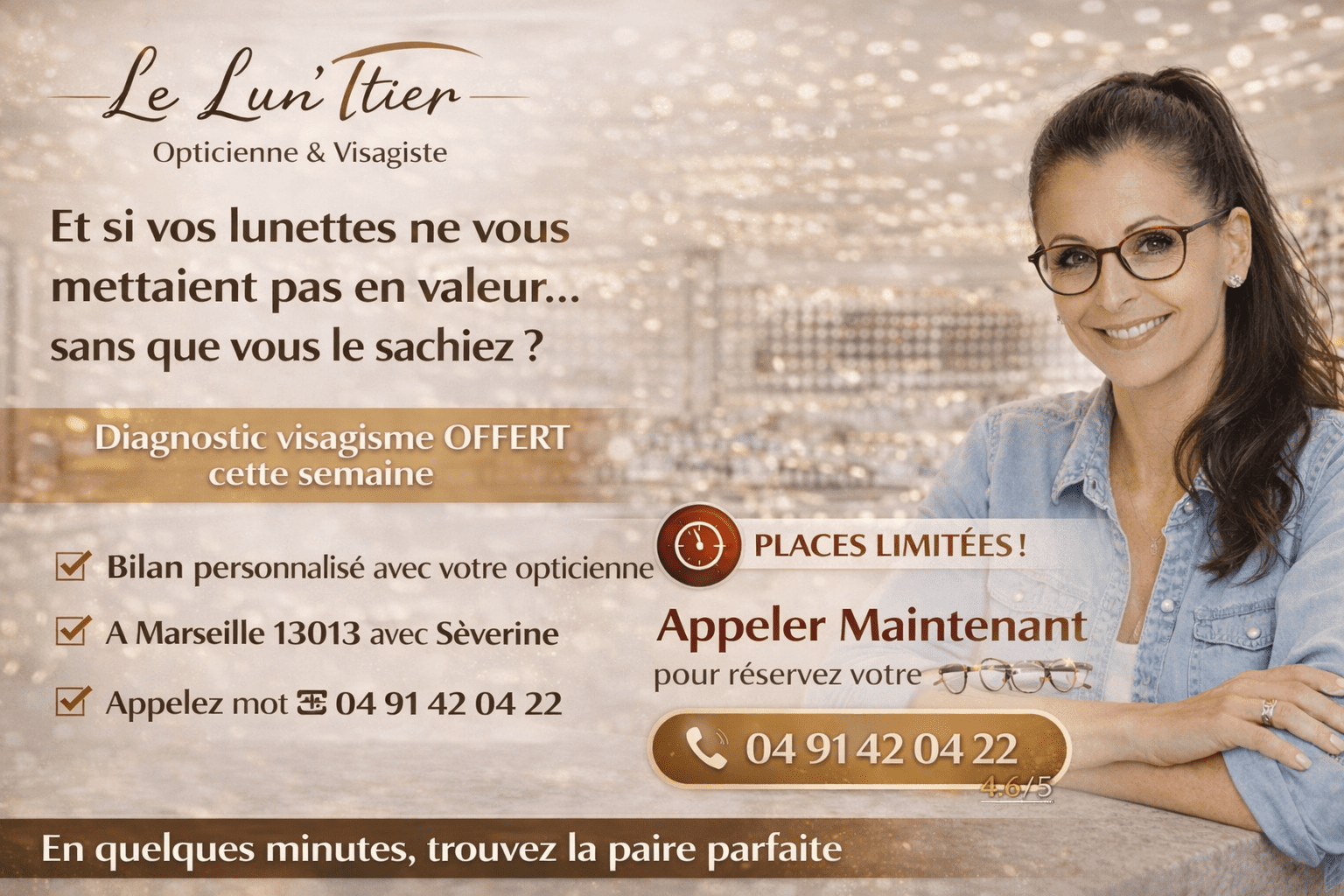 Opticienne Le Lun'itier à Marseille Château-Gombert